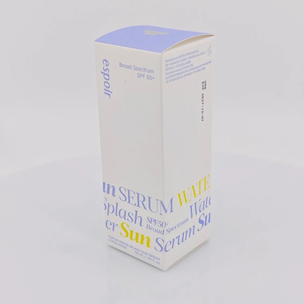 Espoir Water Splash Sun Serum‎ Broad Spectrum SPF 50+ 50ml 1.69 fl oz K-Beauty